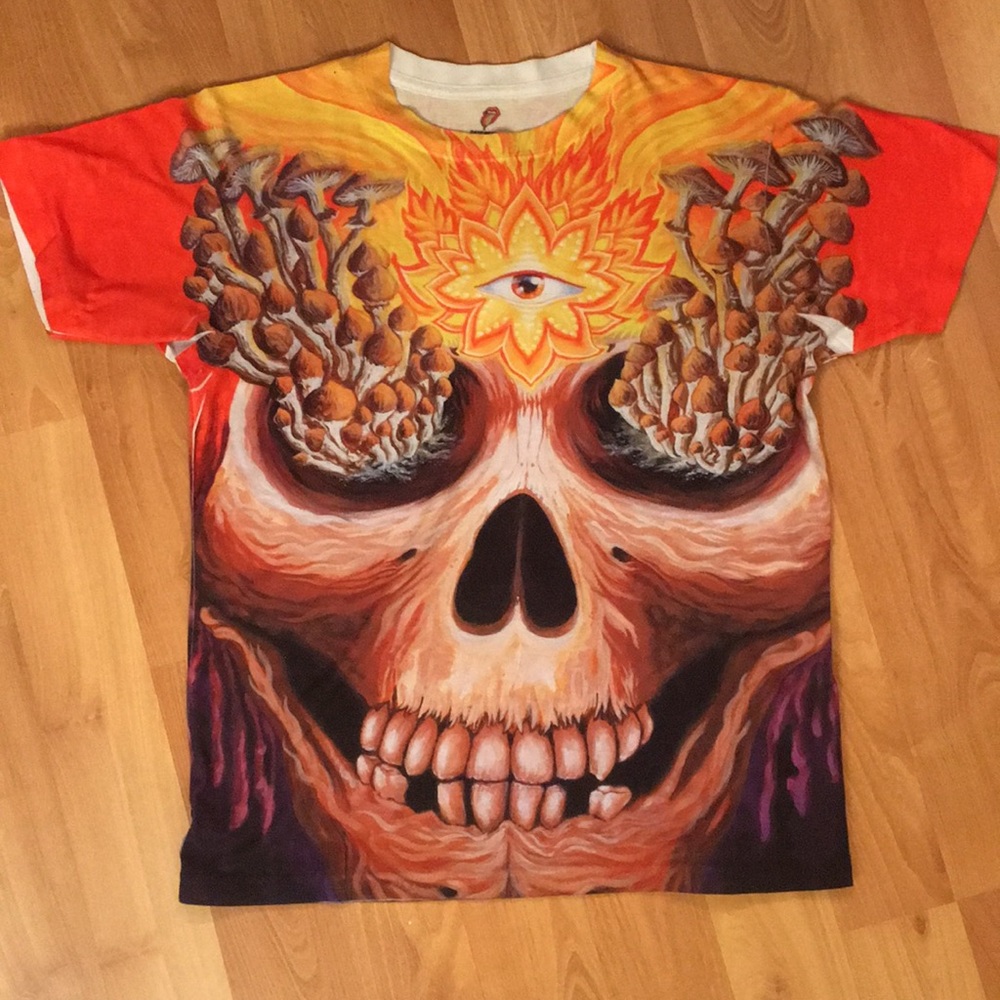 Blacklight UV Mushroom Trippy Psychedelic Rave